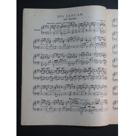 TSCHAIKOWSKY P. I. Die Jahreszeiten op 37 12 Pièces pour Piano