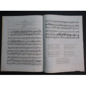 BAYALOS Trois Romances Chant Piano ou Harpe ca1810