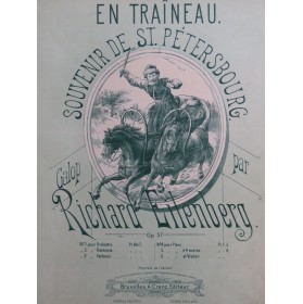 EILENBERG Richard En Traîneau Piano ca1890