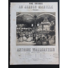 WALLERSTEIN Antoine Polka des Enfans Piano ca1850