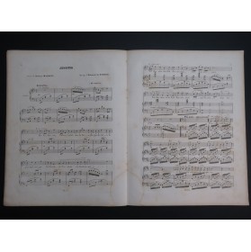 DE HARTOG Édouard Johanna Chant Piano ca1850