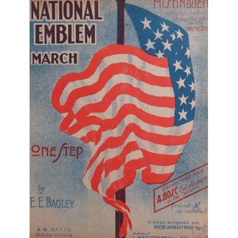 BAGLEY E. E. National Emblem Piano 1907