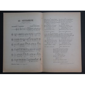 Le Sifflomane Léopold Gangloff Chant XIXe