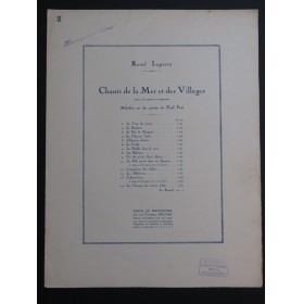 LAPARRA Raoul L'Épouse Châtiée Chant Piano 1926