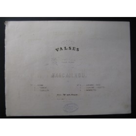 MARCAILHOU G. Le Tourbillon Piano ca1850