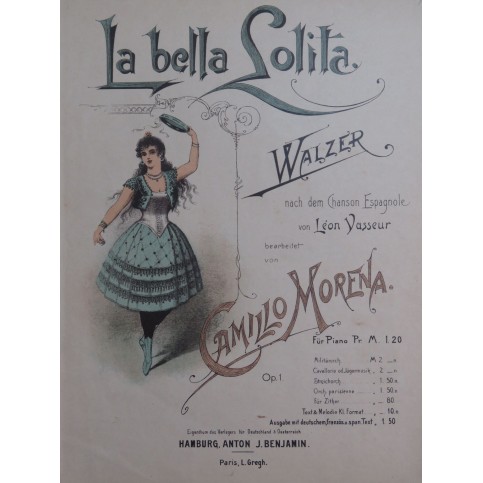 MORENA Camillo La Bella Lolita Piano