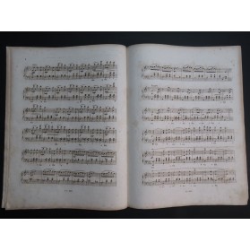 HOURDEQUIN Adolphe Valse Caractéristique op 2 Dédicace Piano ca1860