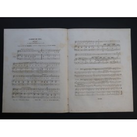 GRISAR Albert L'Arbre de Noël Chant Piano ca1840