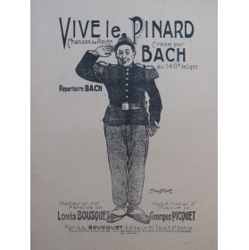 PICQUET Georges Vive le Pinard Chant Piano