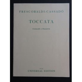 FRESCOBALDI Girolamo Toccata Piano Violoncelle 1977