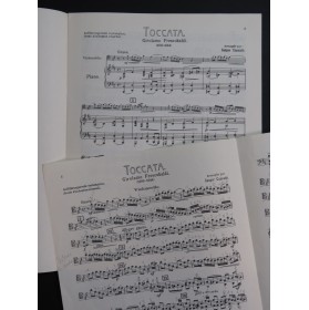 FRESCOBALDI Girolamo Toccata Piano Violoncelle 1977