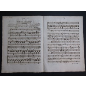 BURCKHOFFER J. G. Romance d'Othello Chant Harpe ca1795