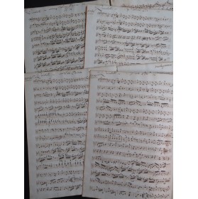 PLEYEL Ignace Trois Quintetti Manuscrit 2 Violons 2 Altos ca1790