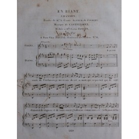 CASTELLACCI Luigi En Riant Chant Piano ca1820