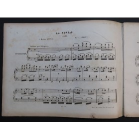 STRAUSS J. La Sontag Piano XIXe siècle