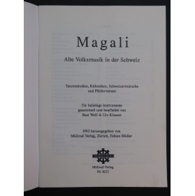 Magali Alte Volksmusik in der Schweiz Pièces 1992