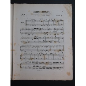 BEETHOVEN Quatuor op 74 No 10 Mi bémol Piano 4 mains ca1860