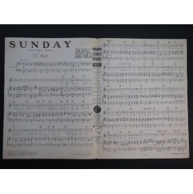 MILLER Ned COHN Chester STEIN Jules KRUEGER Bennie Sunday Chant Piano 1927
