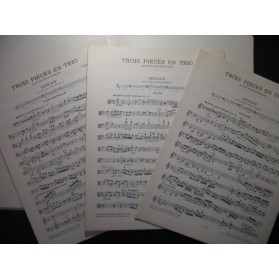 PIERNÉ Gabriel Trois Pièces en Trio Violon Alto Violoncelle 1952