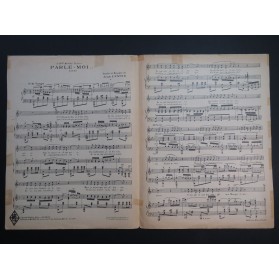 LENOIR Jean Parle-Moi Chant Piano 1929