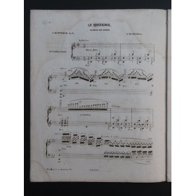 KETTERER Eugène Le Rossignol Piano  XIXe siècle