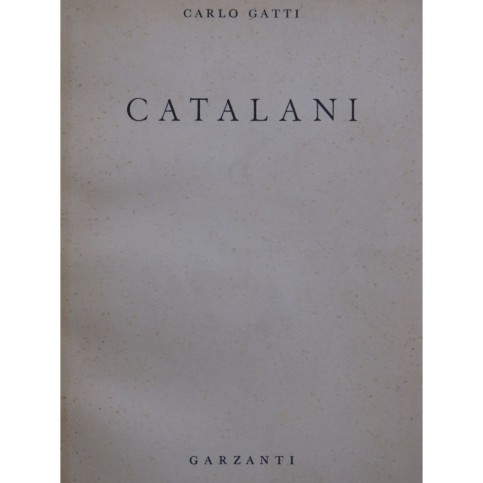 GATTI Carlo Catalani 1953