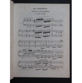 BEYER Ferdinand Les Huguenots Bouquet de Mélodies Piano XIXe