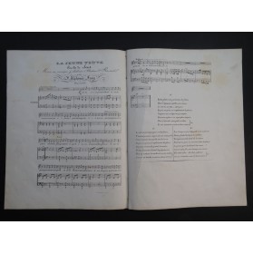 FRAY Alphonse La Jeune Veuve Chant Piano ca1830