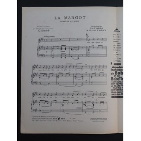 PARES Ph. VAN PARYS G. La Margot Chant Piano 1931