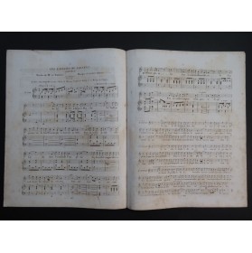 GRISAR Albert Les Laveuses du couvent Chant Piano ca1840
