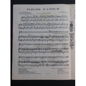 PADILLA José Fleurs D'Amour Chant Piano 1925