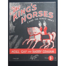 GAY Noel GRAHAM Harry The King's Horses Chant Piano 1930