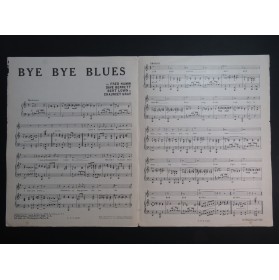 HAMM Fred BENNETT Dave LOWN Bert GRAY Chauncey Bye Bye Blues 1930