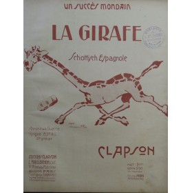 CLAPSON La Girafe Piano 1920
