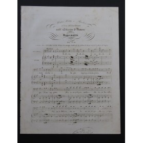DONIZETTI G. Udite Udite o Rustici Chant Piano ca1840