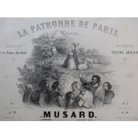 MUSARD La Patronne de Paris Piano ca1850