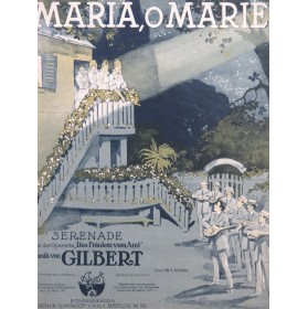 GILBERT Maria O Marie Chant Piano 1915
