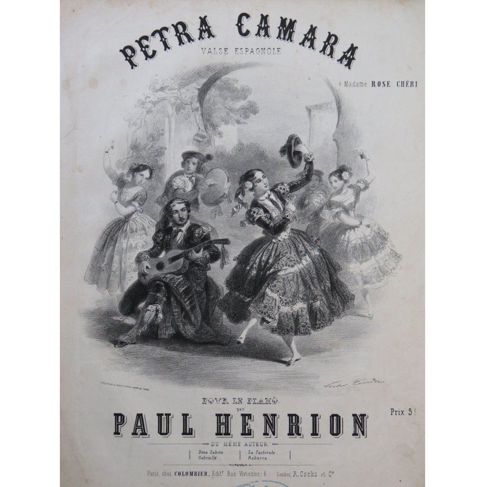 HENRION Paul Petra Camara Piano XIXe siècle