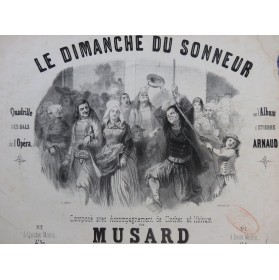 MUSARD Le Dimanche du Sonneur Piano Cloche ca1850