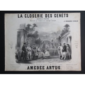ARTUS Amédée La Closerie des Genêts Piano ca1850