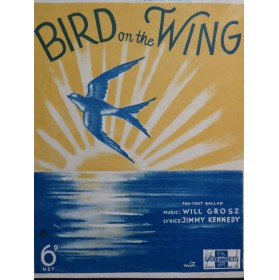 GROSZ Will Bird on The Wing Chant Piano 1936