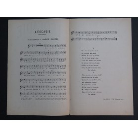 Léocadie Chansonnette André Manoël Chant