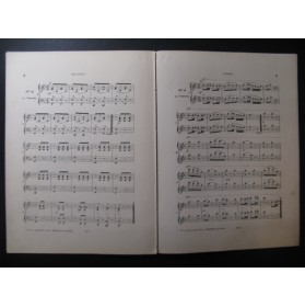 GLOVER Stephen Osborne Quadrilles Piano 4 mains XIXe