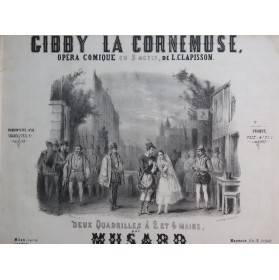 MUSARD Gibby La Cornemuse Quadrille No 1 Piano ca1850