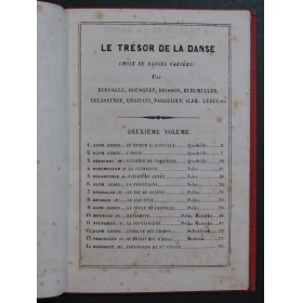 Le Trésor de la Danse 2e Volume 14 Pièces pour Piano ca1870