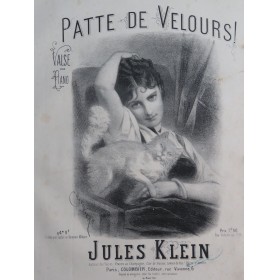 KLEIN Jules Patte de Velours ! Piano XIXe siècle