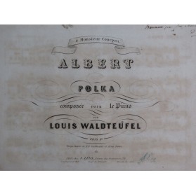 WALDTEUFEL Louis Albert Piano XIXe siècle