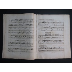 GELINEK Joseph Cors de Poste Valzer varié Piano ca1813