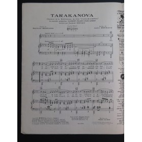 ROUBAUD André Tarakanova Chant Piano 1930