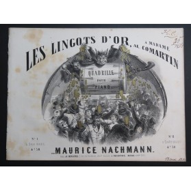 NACHMANN Maurice Les Lingots d'Or Piano ca1850
